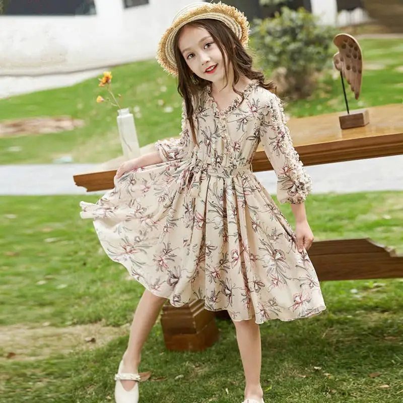 2019 New Spring Fashion Children Girls Chiffon Print Floral Dress Kids Dresses For Girls Toddler Girl Dress Clothes Vestido S187
2019 New Spring Fashion Children Girls Chiffon Print Floral Dress Kids Dresses For Girls Toddler Girl Dress Clothes Vestido S187
