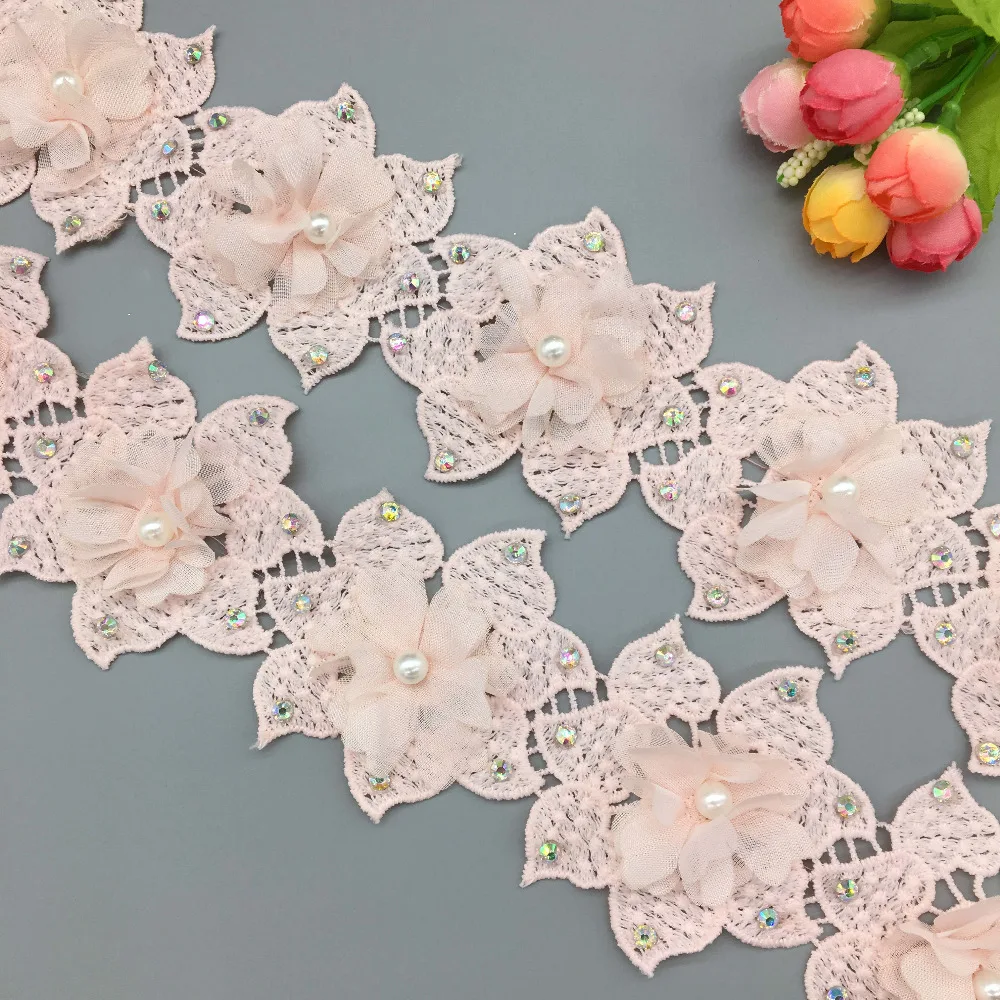 GXINUG 2 Yard Soluble Pearl Flower Multicolor Diamond Lace Trim Knitting DIY Wedding Embroidered Patchwork Ribbon Sewing
GXINUG 2 Yard Soluble Pearl Flower Multicolor Diamond Lace Trim Knitting DIY Wedding Embroidered Patchwork Ribbon Sewing
