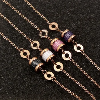 QHQ bracelets bangles Titanium steel gold Black chain link charms fashion personalized women female femme accessories jewelry
QHQ bracelets bangles Titanium steel gold Black chain link charms fashion personalized women female femme accessories jewelry