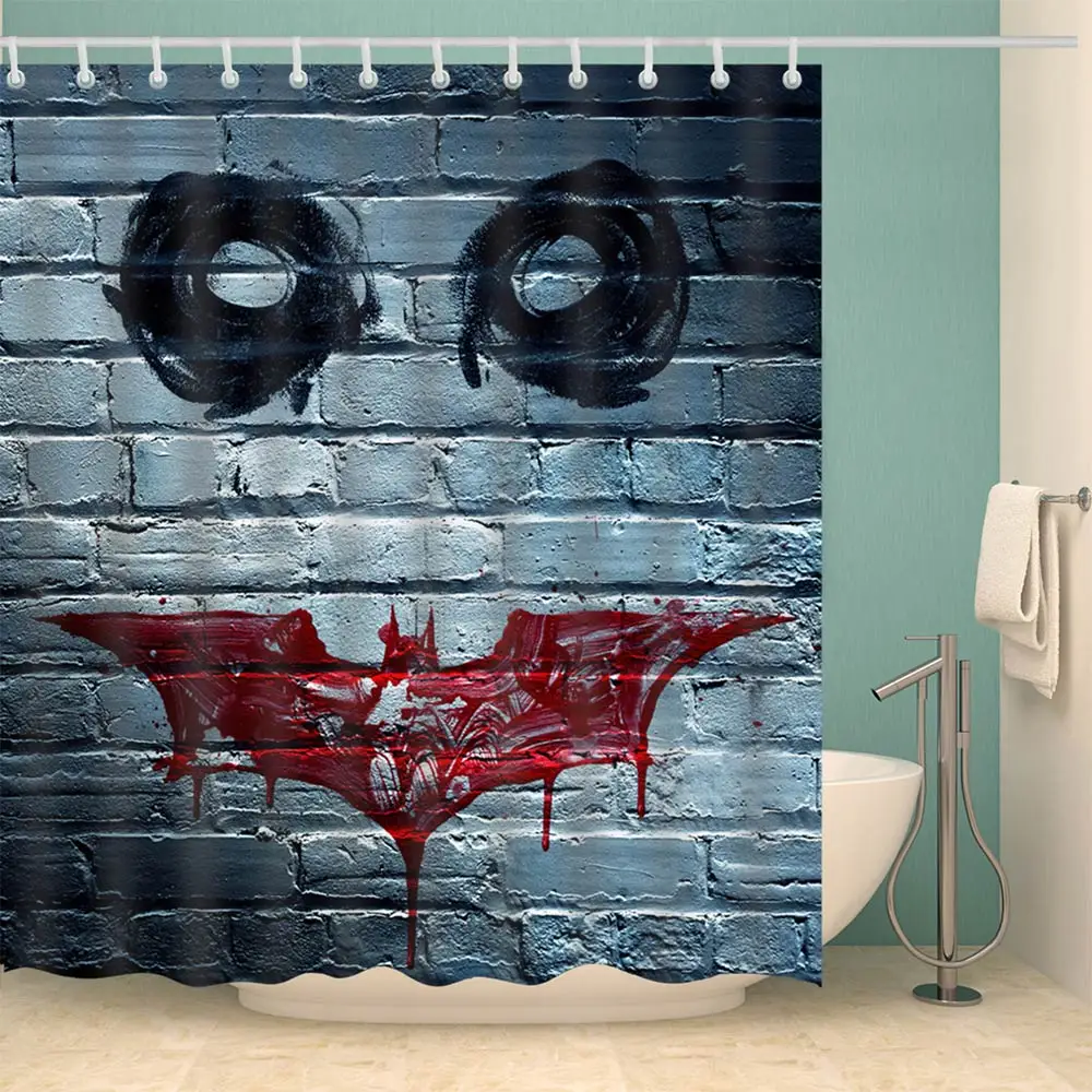 Svetanya Waterproof Shower Curtain Graffiti Printed (include 12 pcs Hooks) 180*180cm
Svetanya Waterproof Shower Curtain Graffiti Printed (include 12 pcs Hooks) 180*180cm