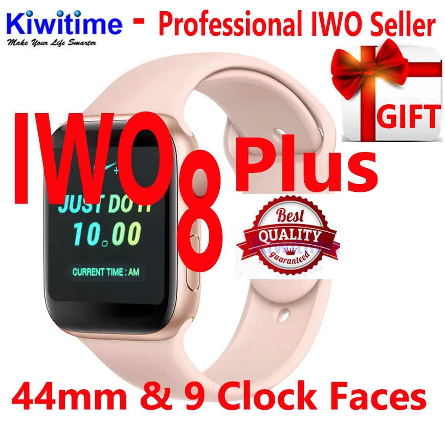 KIWITIME IWO 8 PLUS 44mm Watch 4 Heart Rate Smart Watch case for apple iPhone Android phone IWO 5 6 9 10 upgrade NOT apple watch
KIWITIME IWO 8 PLUS 44mm Watch 4 Heart Rate Smart Watch case for apple iPhone Android phone IWO 5 6 9 10 upgrade NOT apple watch