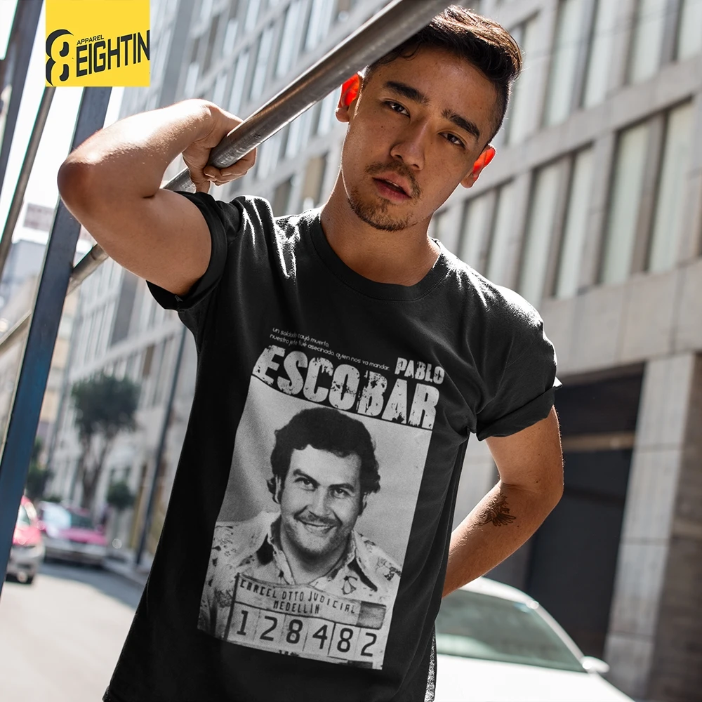 Pablo Escobar Weed Novelty T Shirt O Neck Tees Pure Cotton T-Shirts Crazy Clothing Short Sleeves Funny Men
Pablo Escobar Weed Novelty T Shirt O Neck Tees Pure Cotton T-Shirts Crazy Clothing Short Sleeves Funny Men