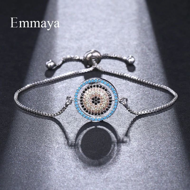 EMMAYA New pulseira mujer moda Rose Gold Charm Bracelets Bangles For Women Eye Adjustable Bracelet Jewelry Gift
EMMAYA New pulseira mujer moda Rose Gold Charm Bracelets Bangles For Women Eye Adjustable Bracelet Jewelry Gift