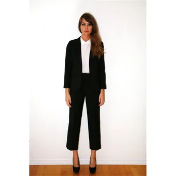 Custom Made Black Women Tuxedos Shawl Lapel Suits For Womens Business Suits One Button 2 Piece Set Women Trouser Suit Blazer Set
Custom Made Black Women Tuxedos Shawl Lapel Suits For Womens Business Suits One Button 2 Piece Set Women Trouser Suit Blazer Set