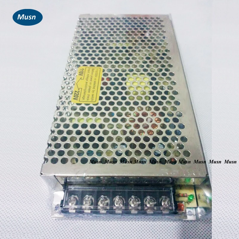 S-180-36 180W 36V 5A Single Output Switching power supply for LED Strip light AC to DC
S-180-36 180W 36V 5A Single Output Switching power supply for LED Strip light AC to DC