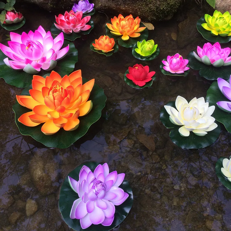 1 PCS Artificial Pretty Lotus Water Lily Floating Flower Pond Plant Ornament Home Garden Pond Decoration 10cm Country Style
1 PCS Artificial Pretty Lotus Water Lily Floating Flower Pond Plant Ornament Home Garden Pond Decoration 10cm Country Style