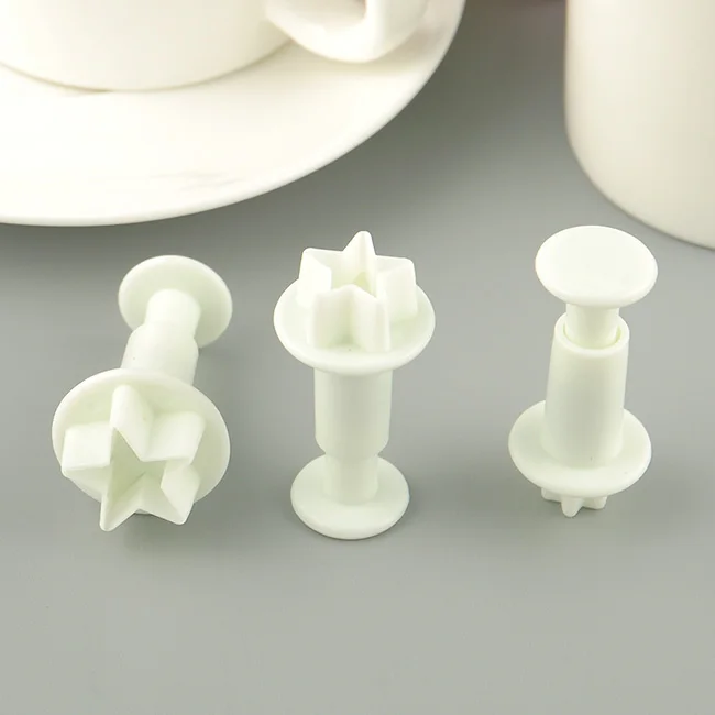 Hot 3 Pcs/Set Flower Leaf Star Fondant Cake Cookie Sugarcraft Decorating Plunger Cutter Mold Mould
Hot 3 Pcs/Set Flower Leaf Star Fondant Cake Cookie Sugarcraft Decorating Plunger Cutter Mold Mould