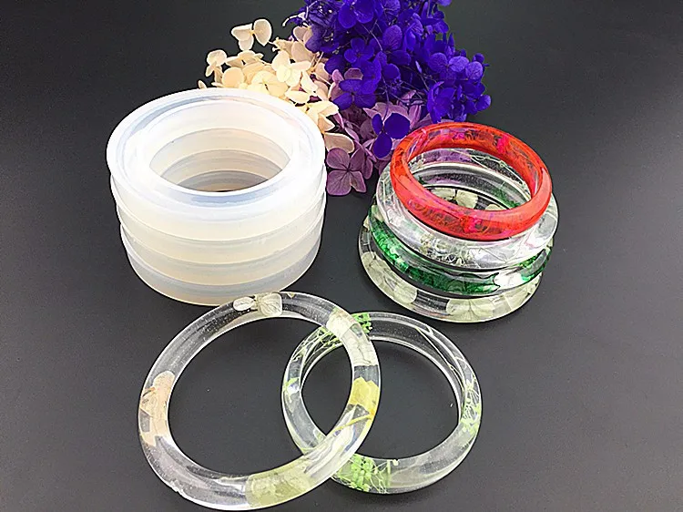 TJP Soft Silicone Jewerly Mould Epoxy Bracelet Bangle Mold Hand Resin Craft Jewelry Making Mold
TJP Soft Silicone Jewerly Mould Epoxy Bracelet Bangle Mold Hand Resin Craft Jewelry Making Mold