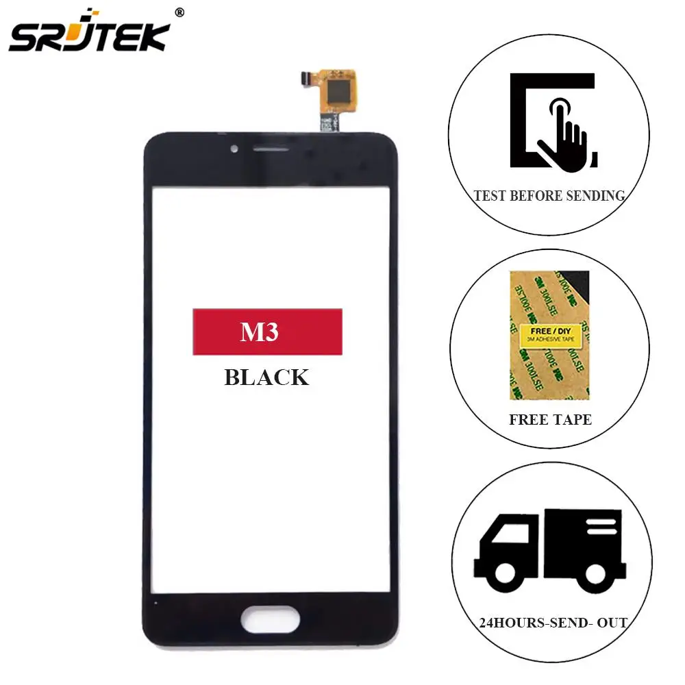 Srjtek For Meizu M3 Mini For Meilan 3 Touch Screen Digitizer Sensor Front Glass Panel Replacement 5.0'' For Meizu M3 Black/White
Srjtek For Meizu M3 Mini For Meilan 3 Touch Screen Digitizer Sensor Front Glass Panel Replacement 5.0'' For Meizu M3 Black/White
