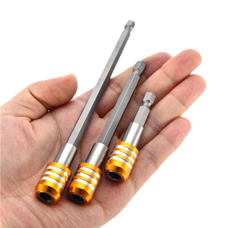 1Pc 60/100/150mm Magnetic Screwdriver Bit Holder 1/4" Hex Shank Quick Release Drill Bits Holder Extension Bars
1Pc 60/100/150mm Magnetic Screwdriver Bit Holder 1/4" Hex Shank Quick Release Drill Bits Holder Extension Bars