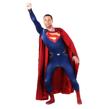 Hot Sale Man of Steel Superman Cosplay Costume Superhero Zentai Bodysuit Suit Jumpsuits for Adult/Kids with cape
Hot Sale Man of Steel Superman Cosplay Costume Superhero Zentai Bodysuit Suit Jumpsuits for Adult/Kids with cape