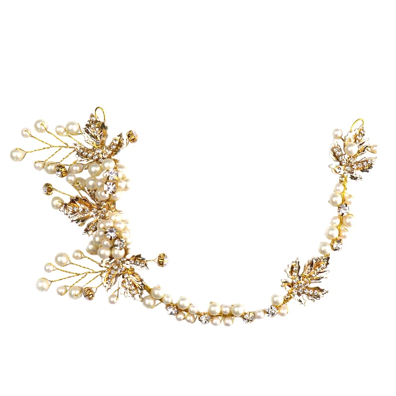 Hot Fashion Pearl Wedding Jewelry Hair Accessories For Women Bridal Headband Flower Tiara High Quality Headpiece Hair Hairband
Hot Fashion Pearl Wedding Jewelry Hair Accessories For Women Bridal Headband Flower Tiara High Quality Headpiece Hair Hairband