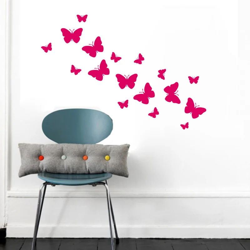Butterfly Wall Art, 13 Butterfly Stickers Butterflies Girls Room Childrens decal 20 colors
Butterfly Wall Art, 13 Butterfly Stickers Butterflies Girls Room Childrens decal 20 colors