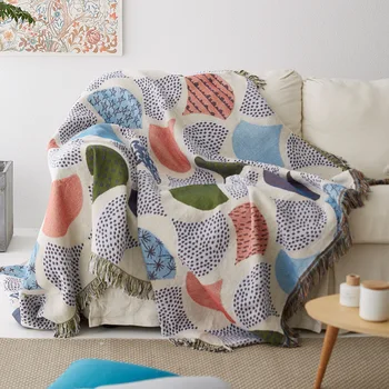 Blankets sofa cover Geometric Pattern Thread Blanket Sofa Decorative Throws Blanket on Sofa/Bed/Plane Knit Blanket with Tassel
Blankets sofa cover Geometric Pattern Thread Blanket Sofa Decorative Throws Blanket on Sofa/Bed/Plane Knit Blanket with Tassel