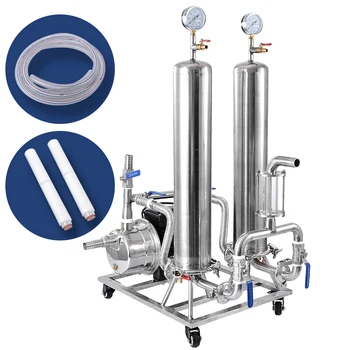 Double Pot Type Stainless Steel Liquor Filter Automatic Liquor Aging Machine Fruit Beer Wine Catalyzing Aging Filter Equipment
Double Pot Type Stainless Steel Liquor Filter Automatic Liquor Aging Machine Fruit Beer Wine Catalyzing Aging Filter Equipment