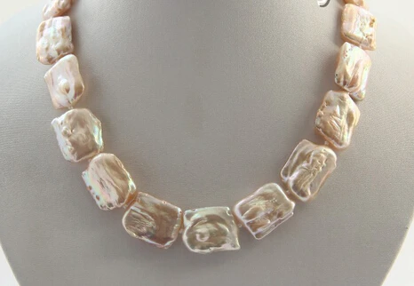 Miss charm Jew1282 stunning big 22mm baroque pink freshwater cultured pearl necklace
Miss charm Jew1282 stunning big 22mm baroque pink freshwater cultured pearl necklace