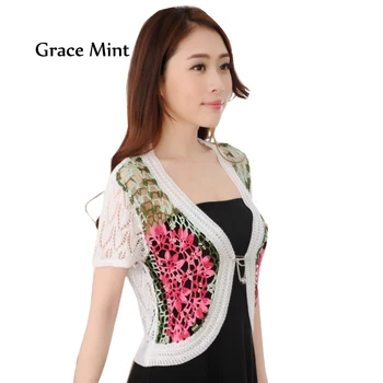 Summer Short Cardigans Women Crothet Hollow Out Wraps Shrug Accessories Floral Beading Cardigans Jacket
Summer Short Cardigans Women Crothet Hollow Out Wraps Shrug Accessories Floral Beading Cardigans Jacket