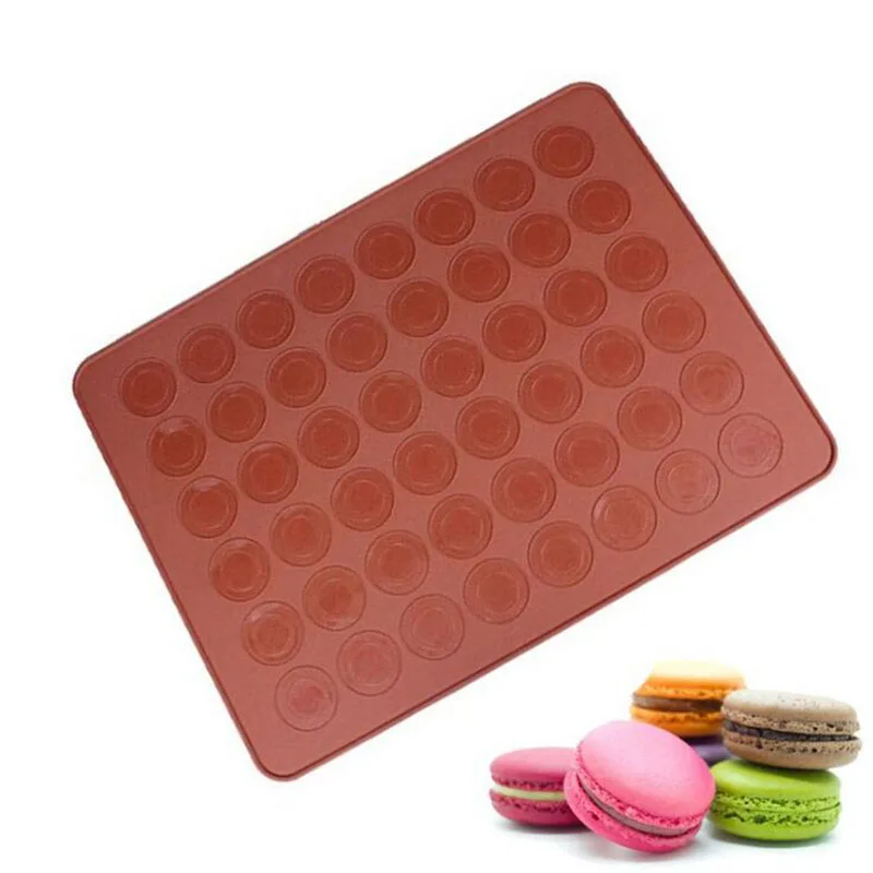Silicone Macaron Macaroon Pastry Oven Baking Mould Sheet Mat 42-Cavity DIY Mold Baking Mat Useful tools
Silicone Macaron Macaroon Pastry Oven Baking Mould Sheet Mat 42-Cavity DIY Mold Baking Mat Useful tools