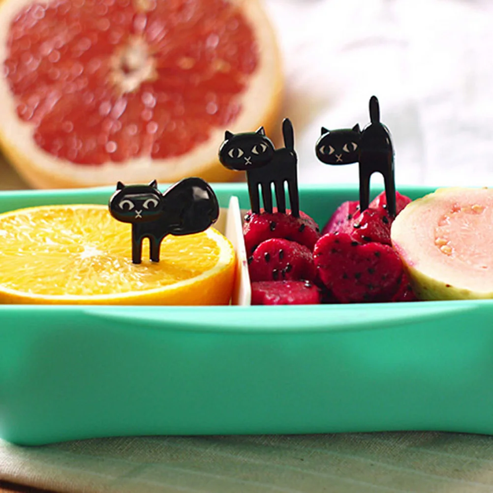 2018 New 6Pcs Mini Animal Fork Fruit Picks Cute Cartoon Cat Children Fork Bento Lunch Box Decor Accessories Black Color
2018 New 6Pcs Mini Animal Fork Fruit Picks Cute Cartoon Cat Children Fork Bento Lunch Box Decor Accessories Black Color