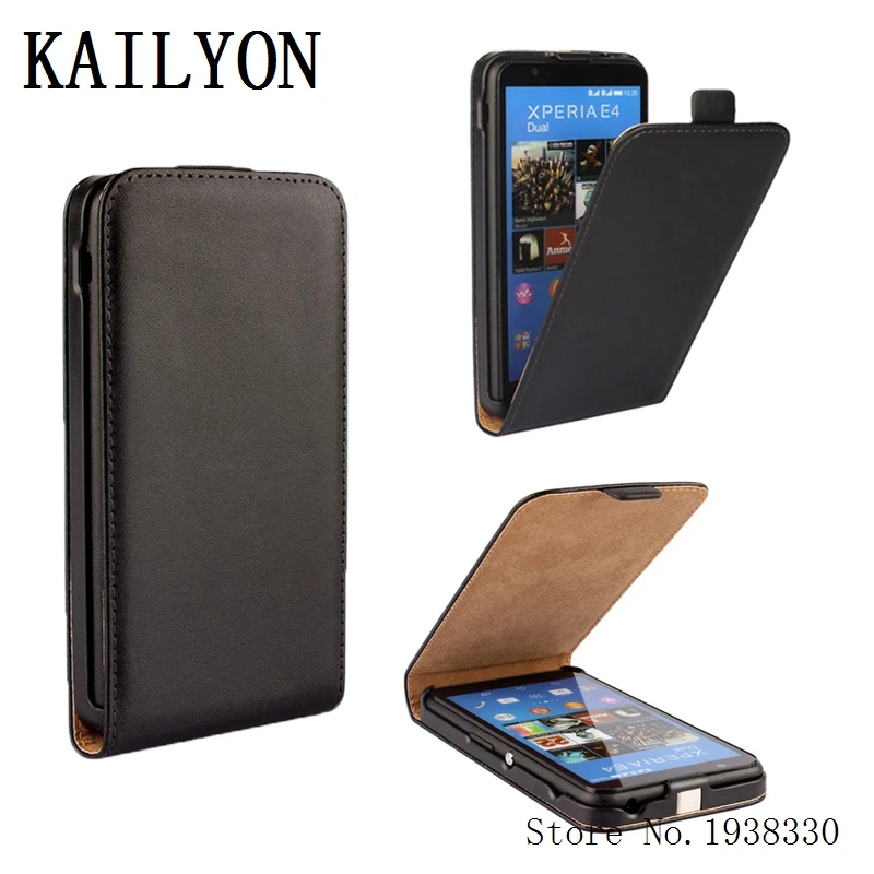 KAILYON High Quality Genuine Leather Vertical Flip Case For Sony Xperia E4 E2104 E2105 / E4 Dual E2114 E2115 E2124 Case
KAILYON High Quality Genuine Leather Vertical Flip Case For Sony Xperia E4 E2104 E2105 / E4 Dual E2114 E2115 E2124 Case