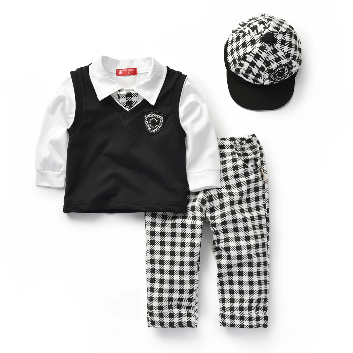 Boy School Uniform kids clothes for boys 6 to 8 years Boys Formal Long Sleeve Plaid Tie Suits Children Clothing Set 5 Pcs Suit
Boy School Uniform kids clothes for boys 6 to 8 years Boys Formal Long Sleeve Plaid Tie Suits Children Clothing Set 5 Pcs Suit