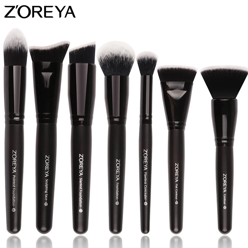 Zoreya Large makeup brushes set for women Cosmetic tool Nylon hair brushes wood handle Professional lipstick and brushes
Zoreya Large makeup brushes set for women Cosmetic tool Nylon hair brushes wood handle Professional lipstick and brushes