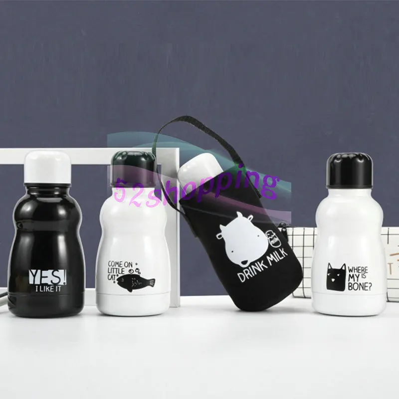 160ml Thermos Water Bottle Vacuum Insulate for Kids Creative Design Thermo Stainless Steel Termo Cup Water Mini Termos Mug Gift
160ml Thermos Water Bottle Vacuum Insulate for Kids Creative Design Thermo Stainless Steel Termo Cup Water Mini Termos Mug Gift