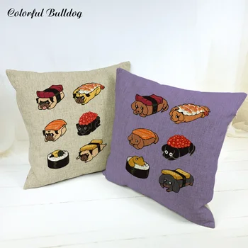 Soft Dog Puppy Pug Cute Cat Cushion Cover Ice-cream Cone Blue Salmon Sushi Kimbap Pillowcase Linen Decor Home Sofa Car Seat
Soft Dog Puppy Pug Cute Cat Cushion Cover Ice-cream Cone Blue Salmon Sushi Kimbap Pillowcase Linen Decor Home Sofa Car Seat