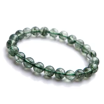 Genuine Green Natural Rutilated Quartz Bracelets 8mm Women Men Stretch Rutilated Quartz Crystal Round Beads Power Bracelet AAAA
Genuine Green Natural Rutilated Quartz Bracelets 8mm Women Men Stretch Rutilated Quartz Crystal Round Beads Power Bracelet AAAA