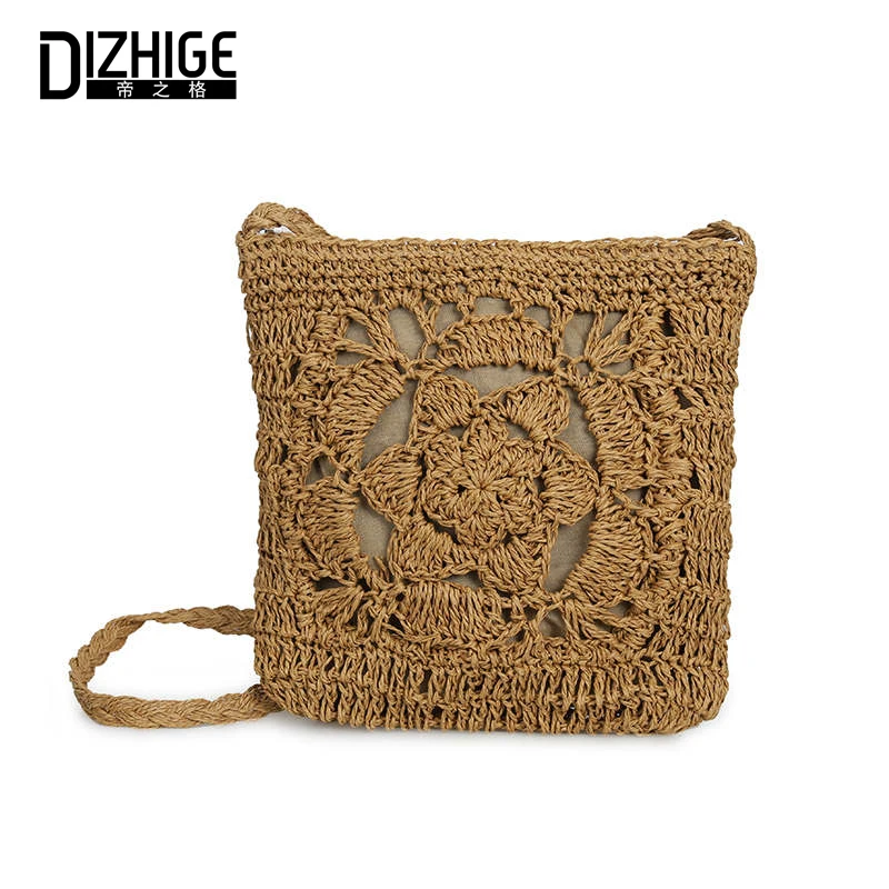 DIZHIGE Brand Fashion Straw Women Bag High Quality Crossbody Bag For Women Large Capacity Solid Hollow Out Female Shoulder Bags
DIZHIGE Brand Fashion Straw Women Bag High Quality Crossbody Bag For Women Large Capacity Solid Hollow Out Female Shoulder Bags