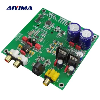 Aiyima ES9038Q2M Digital Audio DAC Decoder Board I2S DSD Fiber Coaxial Input Decoding Support 32bit/DSD64 DSD128 DSD256
Aiyima ES9038Q2M Digital Audio DAC Decoder Board I2S DSD Fiber Coaxial Input Decoding Support 32bit/DSD64 DSD128 DSD256