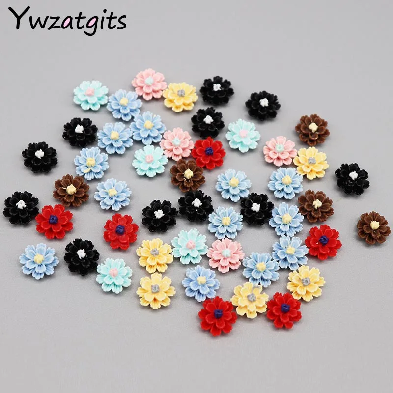 ywzatgits 50pcs/lot 12mm Flatback Resin Flower cabochon Scrapbook DIY Craft Home Hairpin Headwear Handmade Accessories YF0611
ywzatgits 50pcs/lot 12mm Flatback Resin Flower cabochon Scrapbook DIY Craft Home Hairpin Headwear Handmade Accessories YF0611