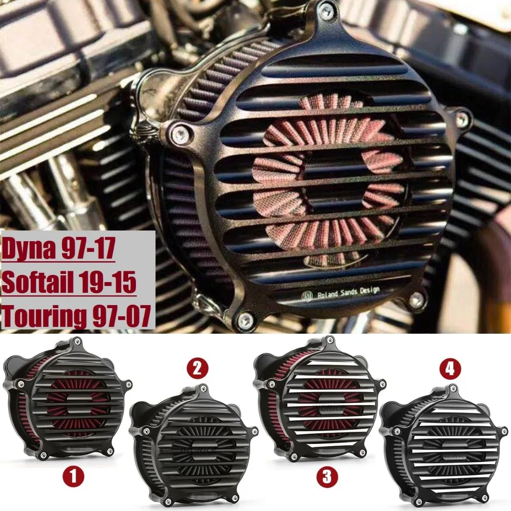 Edge cut fence air filter kit Nostalgia Venturi Air intakes for harley dyna FXDF softail FLS touring FLHT models 1997-2015
Edge cut fence air filter kit Nostalgia Venturi Air intakes for harley dyna FXDF softail FLS touring FLHT models 1997-2015