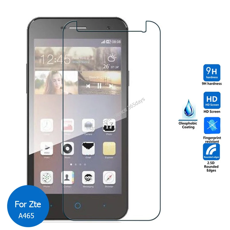 For Zte Blade A465 Tempered Glass Screen Protector 2.5 9h Safety Protective Film on A 465 pelicula de vidro
For Zte Blade A465 Tempered Glass Screen Protector 2.5 9h Safety Protective Film on A 465 pelicula de vidro