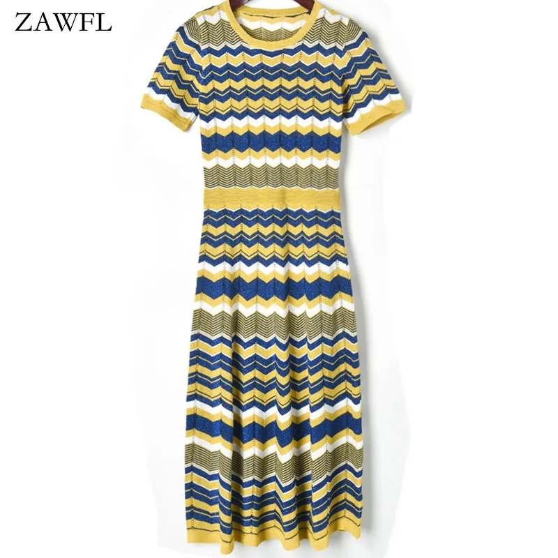 Autumn Color striped Long Style Sweater Dress Over the knee Long style Striped Dress Sexy Slim Women's Streetwear Knit Dress
Autumn Color striped Long Style Sweater Dress Over the knee Long style Striped Dress Sexy Slim Women's Streetwear Knit Dress