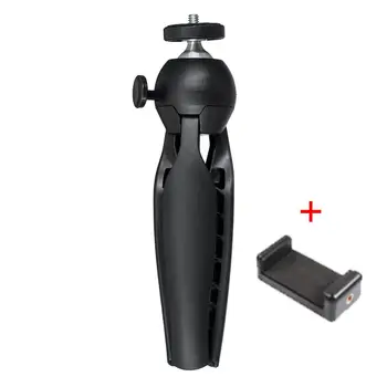 Mini Tripod for Phone with Mount Adapter for iPhone Monopod Gopro Nikon sony Canon DSLR Camera Adjustable Ball Head
Mini Tripod for Phone with Mount Adapter for iPhone Monopod Gopro Nikon sony Canon DSLR Camera Adjustable Ball Head