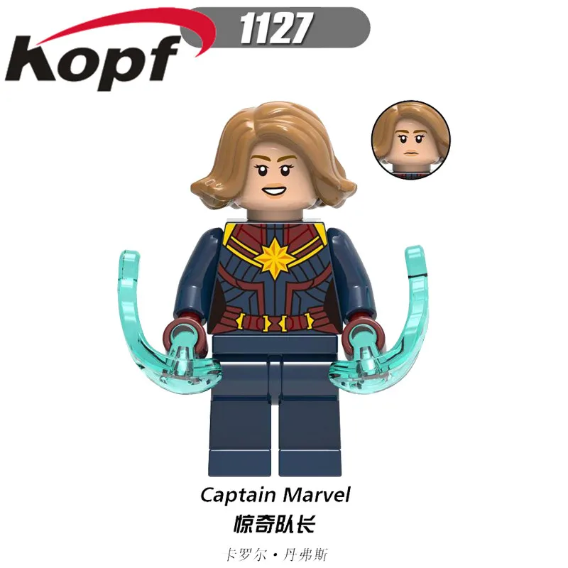 Legoingly Figures Captain Marvel Avengers 4 New Captain Marvel Super Heroes Building Blocks Bricks Toys For Children XH 1127
Legoingly Figures Captain Marvel Avengers 4 New Captain Marvel Super Heroes Building Blocks Bricks Toys For Children XH 1127