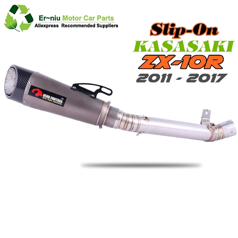 Motorcycle Carbon Fiber SC Exhaust Muffler Escape + Link Middle Pipe Slip-On For KAWASAKI ZX-10R ZX10R 2011-2017
Motorcycle Carbon Fiber SC Exhaust Muffler Escape + Link Middle Pipe Slip-On For KAWASAKI ZX-10R ZX10R 2011-2017