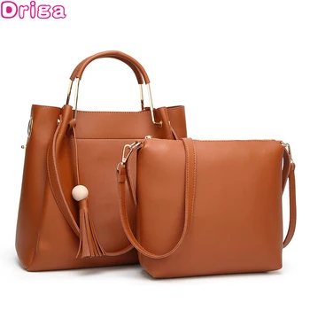 Driga 2pcs/set Designer Women's Handbag Leather Women Bag Female Tote Ladies Casual Messenger Bag Purse Composite Shoulder Bag
Driga 2pcs/set Designer Women's Handbag Leather Women Bag Female Tote Ladies Casual Messenger Bag Purse Composite Shoulder Bag