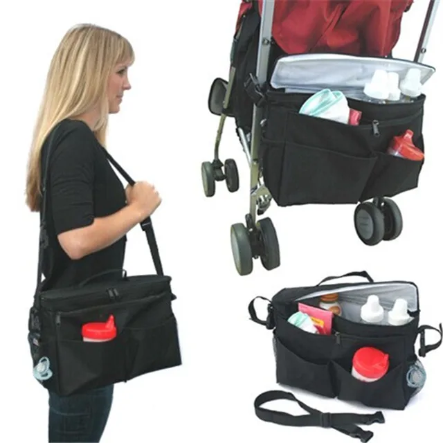 Baby stroller diaper bag organizer insulation baby stuff cart organizer Mother maternity bag baby care nappy changing bag
Baby stroller diaper bag organizer insulation baby stuff cart organizer Mother maternity bag baby care nappy changing bag