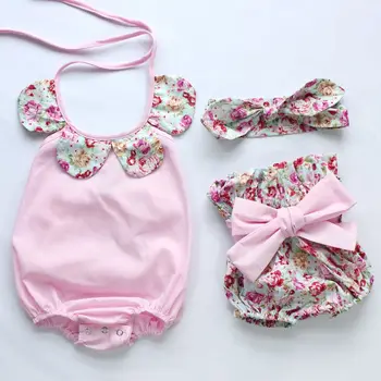 New baby clothes romper+shorts+Headbands 3pcs/Sets summer boutique baby girl vintage floral ruffle Diaper Cover short for girl
New baby clothes romper+shorts+Headbands 3pcs/Sets summer boutique baby girl vintage floral ruffle Diaper Cover short for girl
