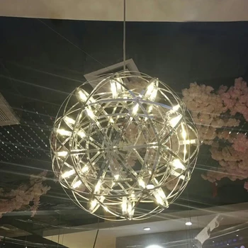 Modern Stainless Steel Circle Led Hanging Lamp Handmade Make Spark Ball Led Pendant Lights Lighting Suspension Luminaire
Modern Stainless Steel Circle Led Hanging Lamp Handmade Make Spark Ball Led Pendant Lights Lighting Suspension Luminaire