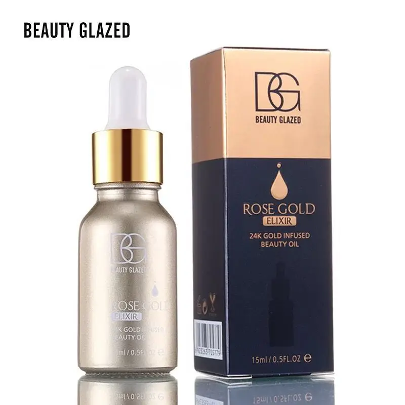 BEAUTY GLAZED Brand 15ml 24k Rose Gold Elixir Primer Makeup Unicorn Essence Anti-aging Facial Lips Foundation Moisturizer Oil
BEAUTY GLAZED Brand 15ml 24k Rose Gold Elixir Primer Makeup Unicorn Essence Anti-aging Facial Lips Foundation Moisturizer Oil