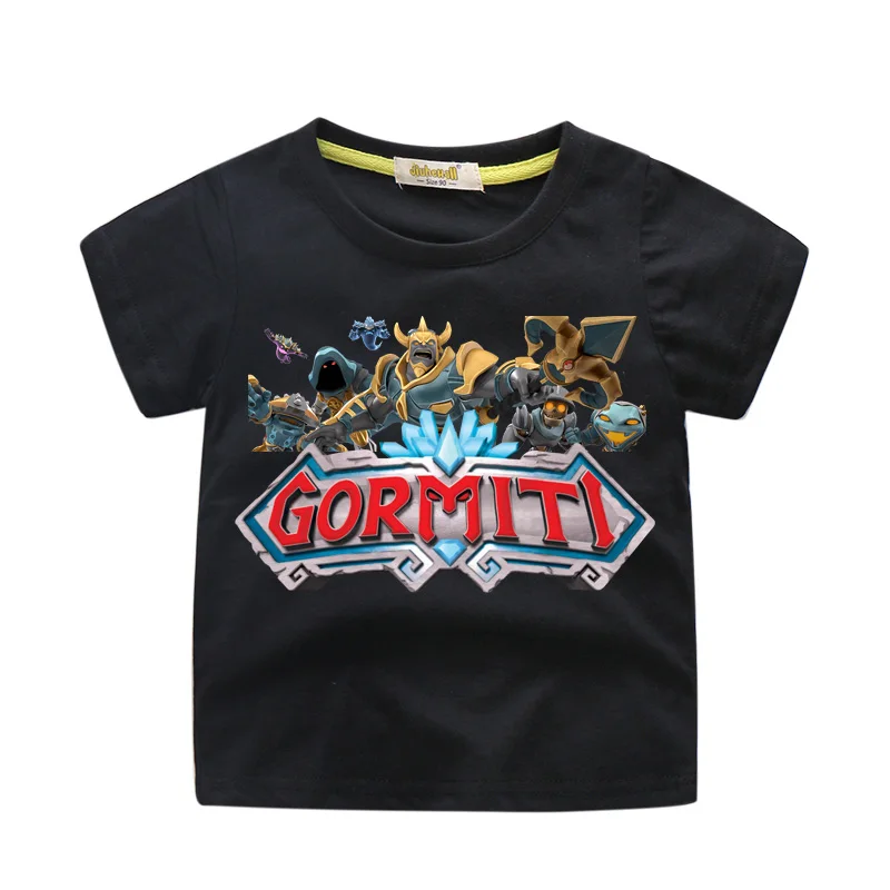 Kids Summer Cartoon Gormiti Game Print Tees Top Costume Children Short Sleeve T-shirts Boys Girls Solid Tshirts Clothing WJ192
Kids Summer Cartoon Gormiti Game Print Tees Top Costume Children Short Sleeve T-shirts Boys Girls Solid Tshirts Clothing WJ192