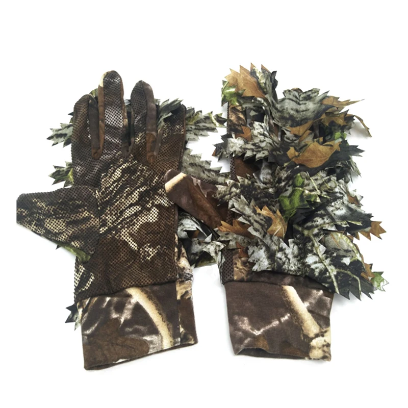 Camouflage Hunting Gloves Elastic Full Finger for Fishing Hunting Cycling CS Sports Gloves Tactical Shooting 3D Leaves Bionic
Camouflage Hunting Gloves Elastic Full Finger for Fishing Hunting Cycling CS Sports Gloves Tactical Shooting 3D Leaves Bionic