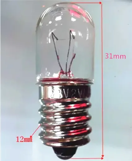 Indicator lamp 18v24v0 . 11a screw-mount small bulb diameter 12x35mm thread small light beads
Indicator lamp 18v24v0 . 11a screw-mount small bulb diameter 12x35mm thread small light beads