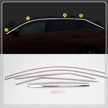 For Peugeot 3008 GT 2017 2018 2019 Car Styling Upper Window Trim Decorative Strips Cover 8pcs Stainless Steel Auto Accessories
For Peugeot 3008 GT 2017 2018 2019 Car Styling Upper Window Trim Decorative Strips Cover 8pcs Stainless Steel Auto Accessories