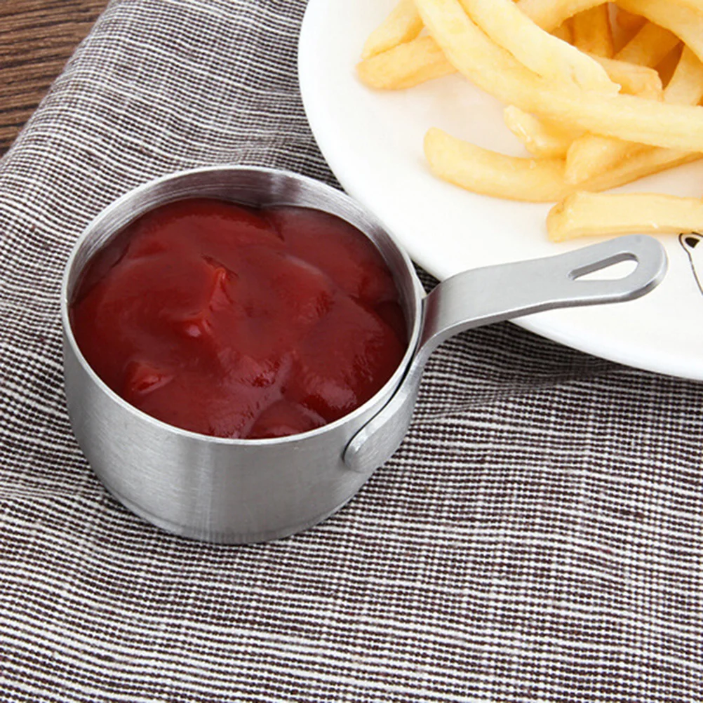 1PC Mini pot Stainless Steel Handle Rustproof Durable Sauce Pan Soup Pot Heating Pot Butter Warmer for Restaurant Kitchen
1PC Mini pot Stainless Steel Handle Rustproof Durable Sauce Pan Soup Pot Heating Pot Butter Warmer for Restaurant Kitchen