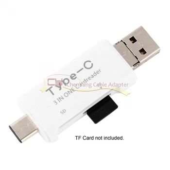 CYUSB-C Type C / USB 2.0 / Micro USB TF Micro SD&SD 480MbpsCard Reader for Cell Phone&Laptop White 480Mbps for Cell Phone
CYUSB-C Type C / USB 2.0 / Micro USB TF Micro SD&SD 480MbpsCard Reader for Cell Phone&Laptop White 480Mbps for Cell Phone