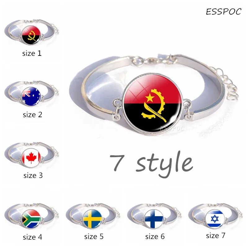Finland Flag Glass Dome Cabochon Silver Button Bracelets Angola Australia Canada South Africa Sweden Israel Flag cuff bracelet
Finland Flag Glass Dome Cabochon Silver Button Bracelets Angola Australia Canada South Africa Sweden Israel Flag cuff bracelet